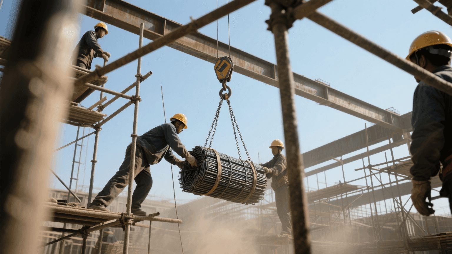 Construction Site Heavy Lifting