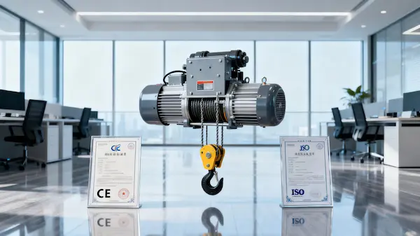 CE certified electric chain hoist manufacturer in China