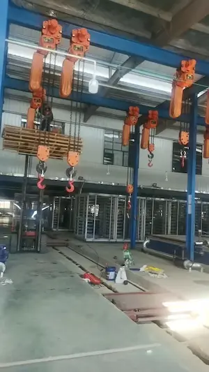 Overhead Monorail Hoist System 1 Ton and 2 Ton Installation