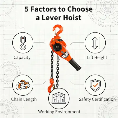 5 factors to choose a Lever Hoist