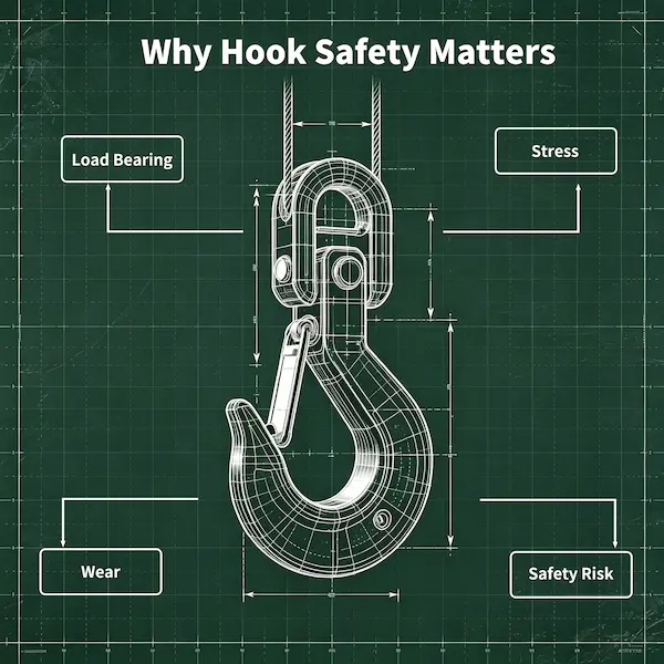 Proper Hook Inspection and Measurement for Hoists